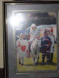 Mari Durward-Akhurst as a child at the RDA Fancy Dress at Windsor horse show