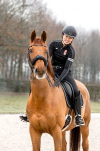 Patty has lived in Europe since 2016 to pursue her studies and develop her riding skills 