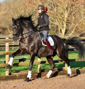 Tania Grantham dressage horse rider and trainer based in South East England
