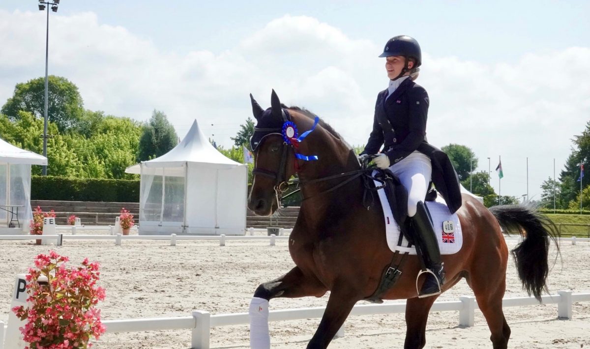 Charlotte Snape and Vinci at Deauville CDI 3