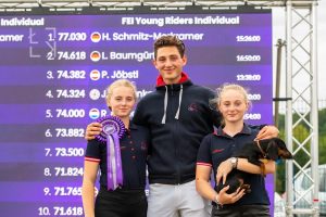 Paul Jobstl won a bronze medal at the FEI Young Rider European Championships 2022