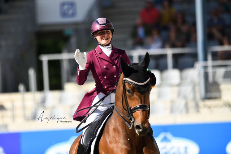 Jette De Jong pictured at the CHIO Aachen 2022 prizegiving