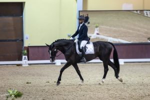 Mohamed J. Al Serkal and Kadet competing at the UAE National championships at Elementary level