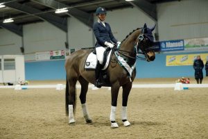 Harriette Williams dressage rider and Winwood (owned by Lisa Fenn)