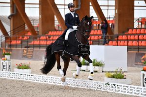 Ryan and Sternenwanderer winning the Le Mans CDI 3* Grand Prix and Grand Prix Freestyle in October 2023