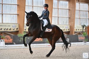 Lucie Moreillon and Rivan her horse